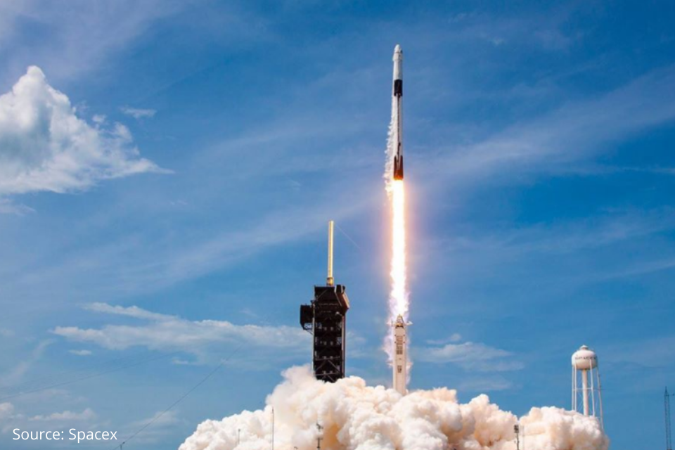 NASA astronauts Bob Behnken and Doug Hurley dock SpaceX’s Crew Dragon spaceship to the International Space Station